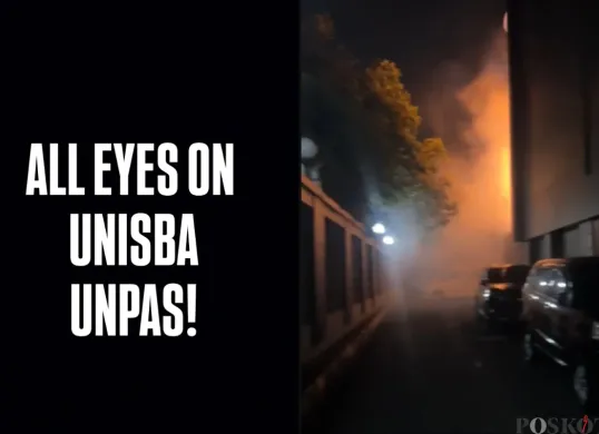 Viral Seruan All Eyes On Unisba Unpas Buntut Penembakan Gas Air Mata dan Peluru Karet Dini Hari Tadi (Sumber: Instagram/kolektifa dan X/@_KierkegaardS)