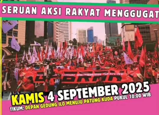 Info demo Kamis, 4 September 2025 (Sumber: Instagram @kabarburuh)