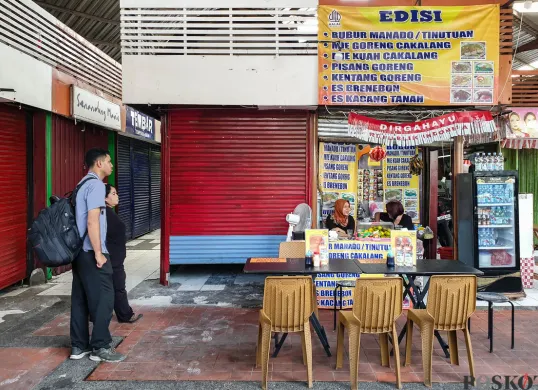 Suasana pertokoan di District Blok M, Kelurahan Melawai, Kecamatan Kebayoran Baru, Jakarta Selatan, Rabu, 3 September 2025. (Sumber: Poskota/Bilal Nugraha Ginanjar)