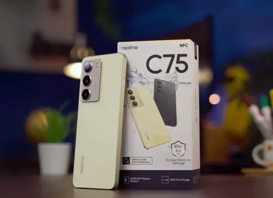 Spesifikasi dan Harga Realme C75 (Sumber: YouTube/GadgetIn)