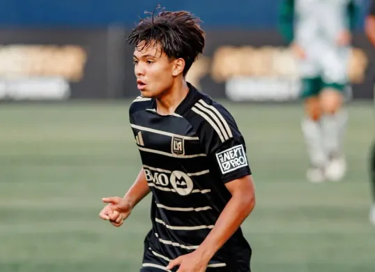Klub Major League Soccer (MLS), Los Angeles FC (LAFC), mengumumkan bahwa Adrian Wibowo dipanggil untuk membela Timnas Indonesia. (Sumber: Instagram/@lafc_2)