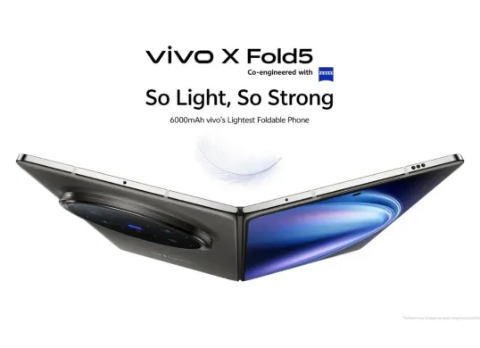 HP Vivo X Fold 5. (Sumber: Vivo)