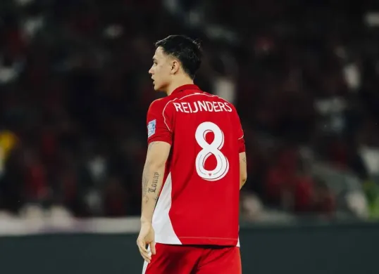 Timnas Indonesia berhasil menang 6-0 saat lawan Taiwan, Eliano Reijnders berhasil cetak gol pertamanya (Sumber: Instagram)