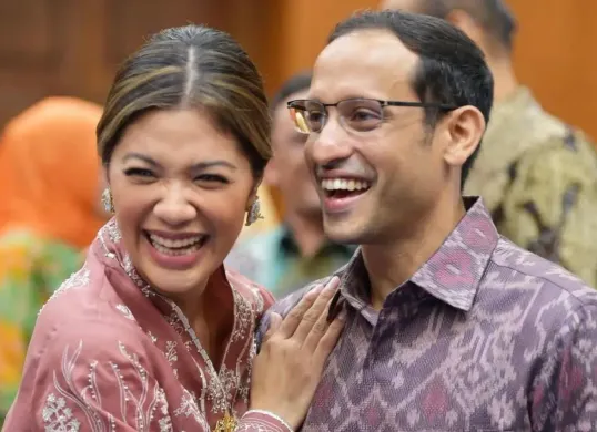 Potret Franka Franklin bersama dengan Nadiem Makarim. (Sumber: Instagram/@frankanadiemmakarim)
