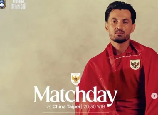 Jadwal live streaming Timnas Indonesia vs Chinese Taipei di FIFA Matchday (Sumber: Instagram @timnasindonesia)