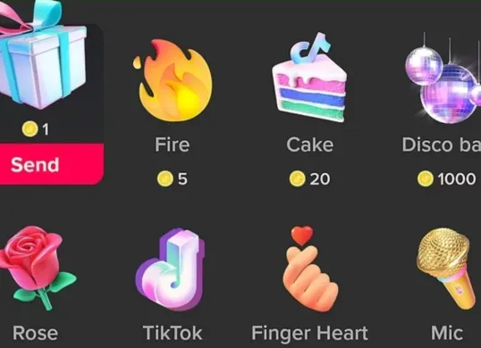 Ilustrasi TikTok Gift. (Sumber: WikiHow)