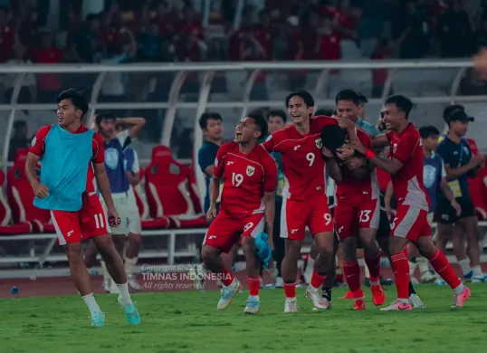 Timnas Indonesia U-23 menunjukkan performa gemilang saat menghadapi Macau U-23 dalam lanjutan Kualifikasi Piala Asia U-23 2026. (Sumber: PSSI)