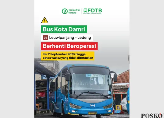 Bus Kota Damri Rute Leuwipanjang-Ledeng Bandung Berhenti Beroperasi, Ini Alternatifnya (Sumber: Instagram/transportforbandung)