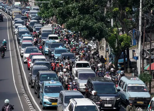 Ilustrasi kemacetan di Jakarta. (Sumber: Poskota/Bilal Nugraha Ginanjar)