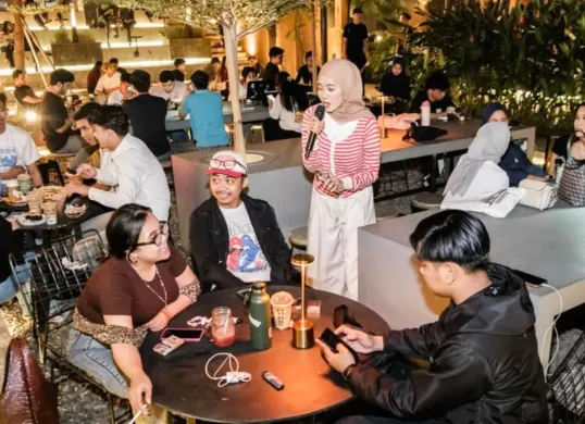 Ilustrasi tempat nongkrong hits di Bekasi. (Sumber: Instagram/@matteasocialspace)