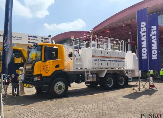 IEE Series 2025 menghadirkan ribuan pelaku industri konstruksi, energi, dan teknologi dari 40 negara di JIExpo Kemayoran, Jakarta Pusat, Rabu, 10 September 2025. (Sumber: Poskota/Erwan Hartawan)