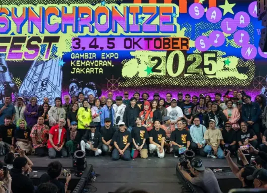 Synchronize Festival 2025, 2-5 Oktober di JIEXPO Kemayoran. Saksikan 144 musisi dari berbagai generasi dan genre dalam satu panggung. (Sumber: Instagram/@synchronizefest)