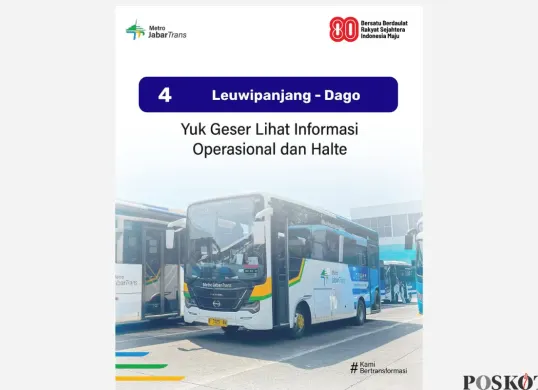 Halte Trans Metro Pasundan Leuwipanjang-Dago Lengkap dengan Cara Bayarnya (Sumber: Instagram/brt.metrojabartrans)
