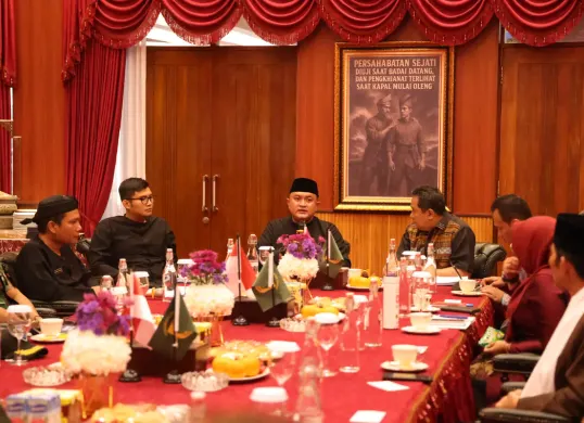 Bupati Bogor Rudy Susmanto saat Monev kondusivitas daerah Kabupaten Bogor. (Sumber: Pemkab Bogor)