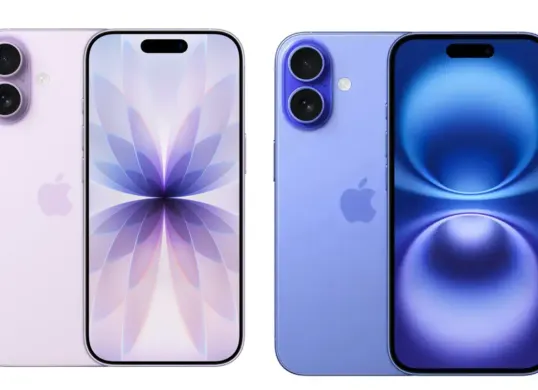 Ilustrasi perbandingan iPhone 17 dan iPhone 16. (Sumber: Apple)