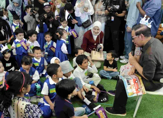 Gubernur Jakarta, Pramono Anung, saat meresmikan Happy Hope Preschool di Jalan Ampera Raya, Cilandak Timur, Pasar Minggu, Sabtu, 13 Agustus 2025. (Sumber: Kominfotik Pemprov Jakarta)