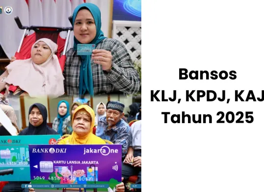Besaran Bantuan Bansos KLJ, KPDJ, dan KAJ 2025 yang Cair Bertahap (Sumber: Dinas Sosial DKI Jakarta/Edited Poskota)