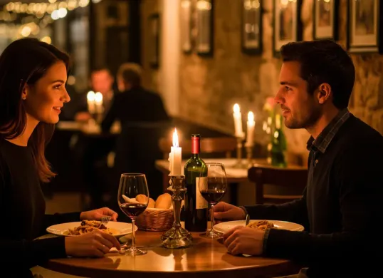 Ilustrasi gambar foto couple buatan Gemini AI. (Sumber: Poskota/Gemini AI)