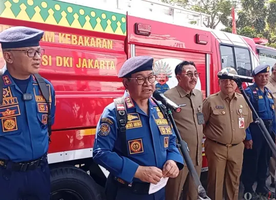 Gubernur Jakarta, Pramono Anung berada di Kantor Gulkarmat Jakarta, Jakarta Pusat, Senin, 15 September 2025. (Sumber: Poskota/Muhammad Tegar Jihad)