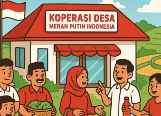 Ilustrasi pengumuman hasil seleksi Koperasi Merah Putih. (Sumber: UGM)