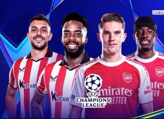 Info live streaming Athletic Bilbao vs Arsenal di laga pertama Liga Champions 2025/2026 (Sumber: Vidio.com)