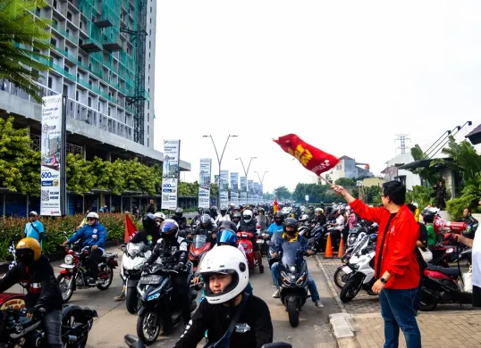 IMOS Jamboride 2025 sukses digelar, ratusan rider ramaikan event pra-IMOS. (Sumber: Istimewa)
