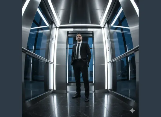 10 prompt Gemini AI untuk foto jas di lift (Sumber: Gemini AI)