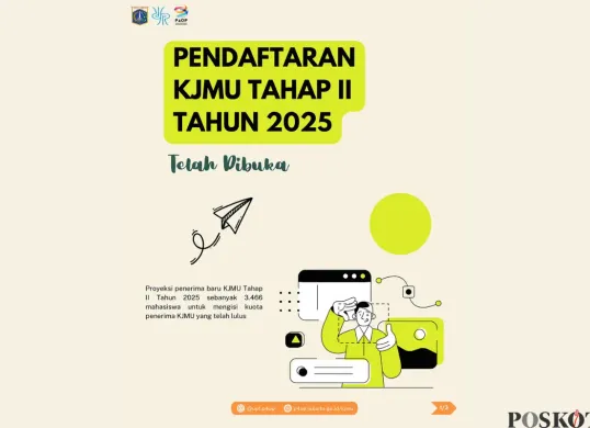 Pendaftaran KJMU Tahap 2 2025 Dibuka, Simak Persyaratan dan Jadwalnya (Sumber: Instagram/upt.p4op)