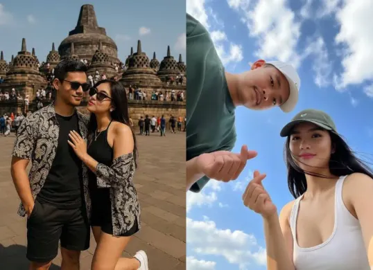 Cara simpel edit foto AI berdua dengan pasangan jadi satu frame. (Sumber: TikTok)