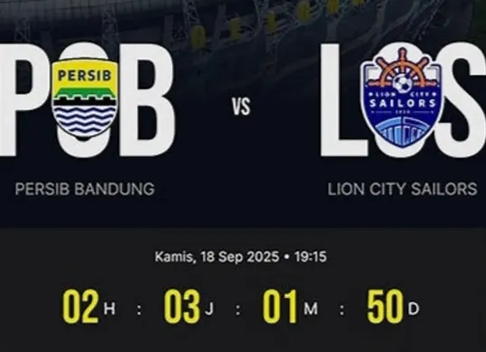 Jadwal Persib vs Lion City Sailors. (Sumber: Instagram/@persib)