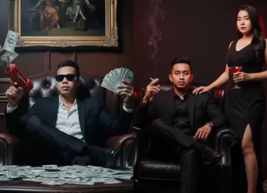 Prompt edit foto AI ala mafia, cek di sini. (Sumber: TikTok)