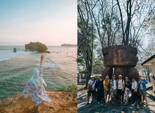 Destinasi wisata alam di Kepulauan Seribu. (Sumber: kolase Instagram)