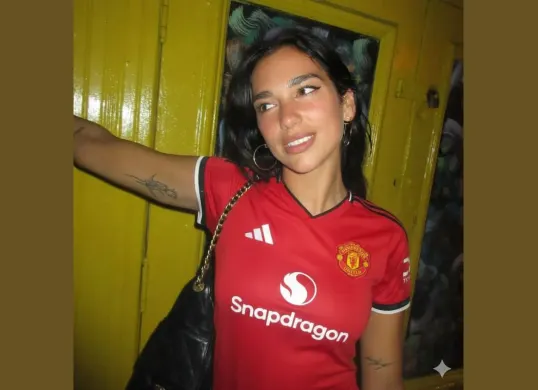 Tren terbaru begini cara bikin Dua Lipa berjersey pakai AI (Sumber: Gemini AI)