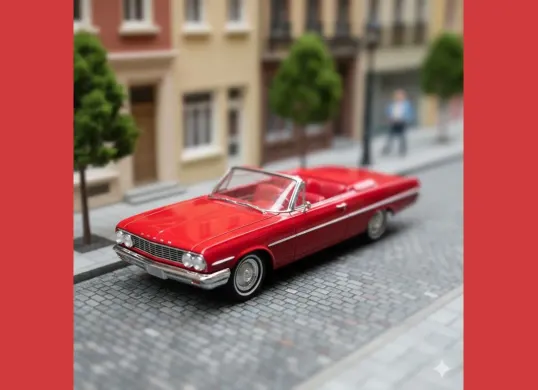 Promt mobil jadi miniatur keren pakai AI Gemini (Sumber: Gemini AI)