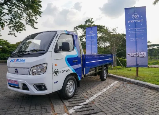 Foton Indonesia gandeng Kalista untuk mempercepat adopsi kendaraan listrik di Surabaya. (Sumber: Dok. Foton)
