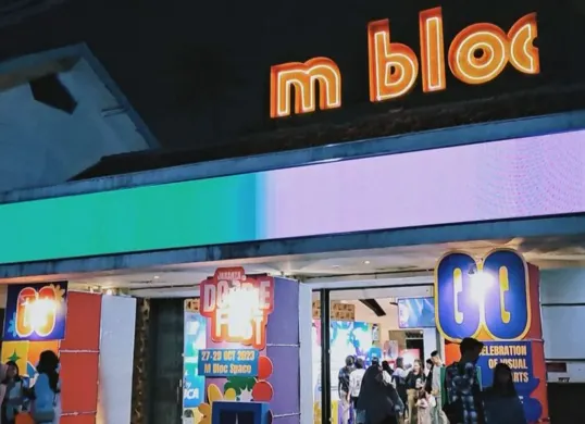 M Bloc Space salah satu spot malam mingguan hits di Jakarta Selatan. (Sumber: Pinterest)
