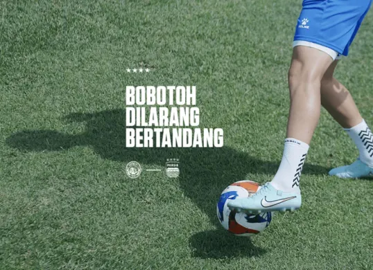 Ilustrasi imbauan larangan pendukung Persib Bandung agar tidak datang ke laga tandang. (Sumber: Persib)