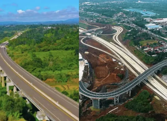 Jalan Tol Bocimi, jalur strategis yang akan memangkas perjalanan Jakarta–Sukabumi menjadi hanya 1,5 jam. (Sumber: Dok/Waskita Raya)