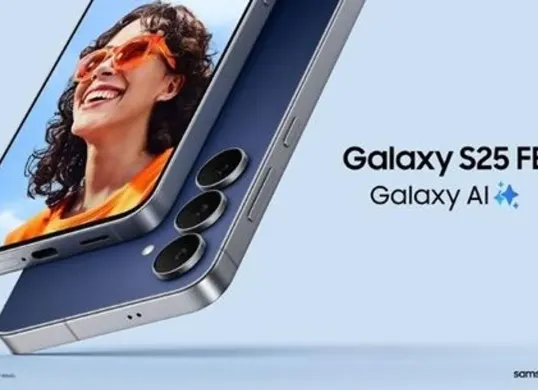 Kamera depan 12 MP Galaxy S25 FE dengan dukungan AI untuk hasil selfie lebih detail dan natural. (Sumber: Dok/Samsung.com)