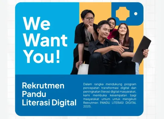Info rekrutmen Komdigi 2025. (Sumber: Instagram/@literasidigitalkomdigi)