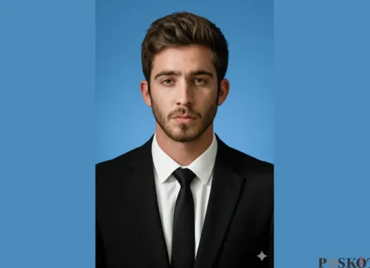 Cara Buat Pas Foto Profesional Latar Biru atau Merah di Gemini AI (Sumber: Unsplash/Albert Dera/Edited Gemini by Poskota)