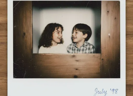 Cara bikin foto polaroid masa kecil di Gemini AI (Sumber: Gemini AI)