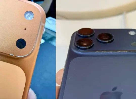 Scratchgate kembali ke iPhone! Model iPhone 17 Pro ternyata memiliki titik lemah mengejutkan di tepian kamera. Cek fakta selengkapnya sebelum membeli. (Sumber: X/@aarshmajmudar)