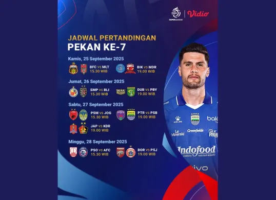 LINK LIVE STREAMING Dewa United vs Persebaya Surabaya Hari Ini 26 September 2025 Pukul 19.00 WIB (Sumber: Instagram/vidiosports)