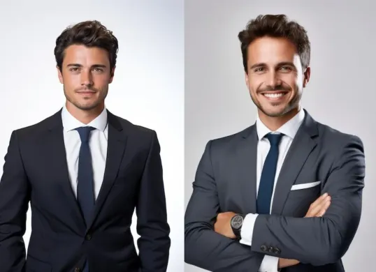 Contoh hasil foto profil profesional dengan Prompt AI Gemini untuk LinkedIn. (Sumber: Dok/Gemini AI)