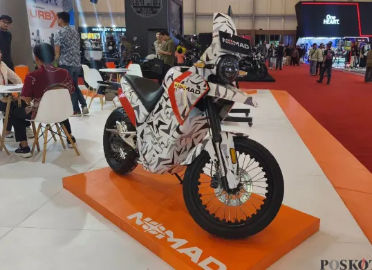 Motor Listrik Kupprum resmi rilis di IMOS 2025, ICE BSD, Padegangan, Kabupaten Tangerang. (Sumber: Poskota/Erwan Hartawan)