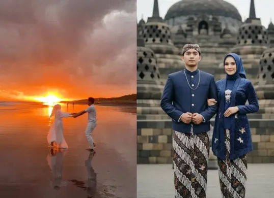 Simak di sini contoh prompt gemini AI foto prewedding di Jogja. (Sumber: TikTok)