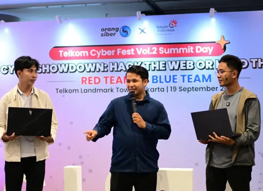 Telkom Cyberfest Vol.2: Cyber Showdown – Hack the Web or Hold the Line. (Sumber: Dok. Telkom Indonesia)