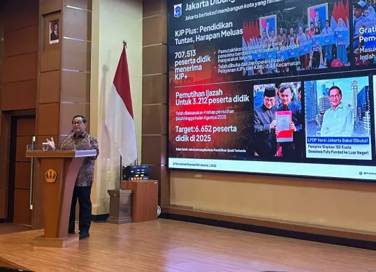 Gubernur Jakarta, Pramono Anung mengisi kuliah umum di Studi Ilmu Komunikasi Fikom Unpad, Kabupaten Sumedang, Jawa Barat, Jumat, 26 September 2025. (Sumber: Dok. Istimewa)