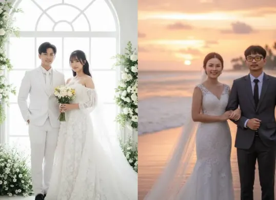 Prompt AI foto prewedding. (Sumber: TikTok)